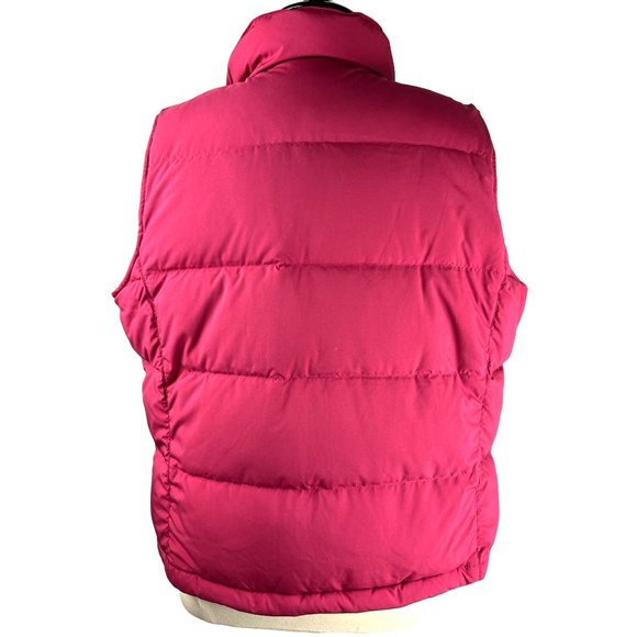 L.L Bean Pink Goose Down Vest, Women's Size X Large - Picture 7 of 16